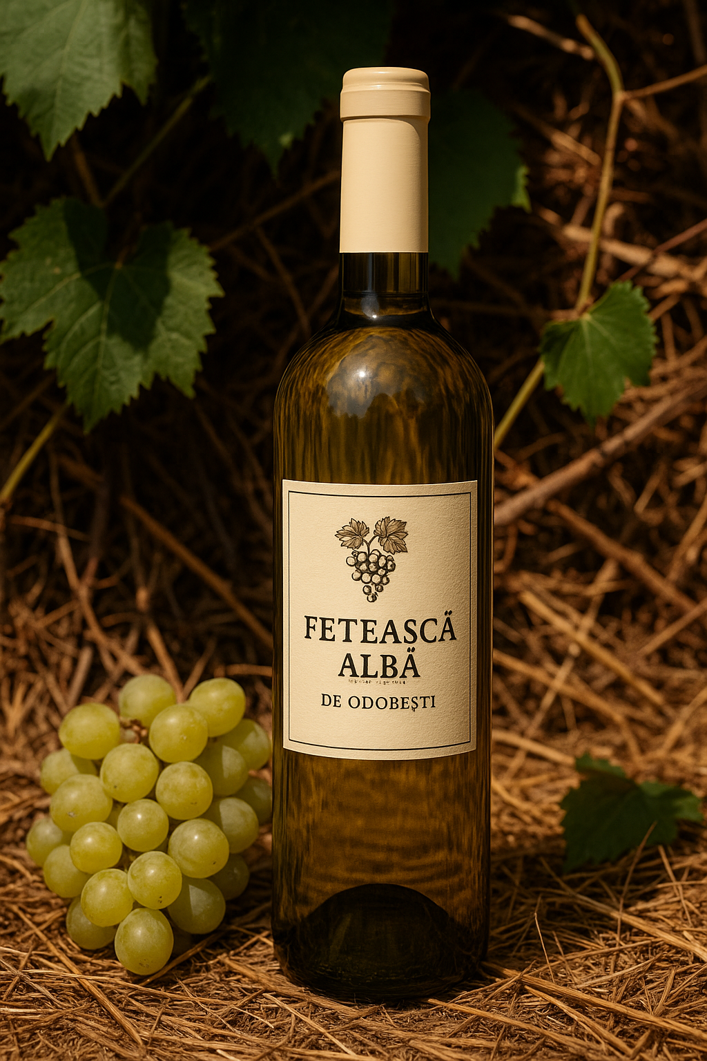 Vin Alb Sec - Fetească Albă de Odobești